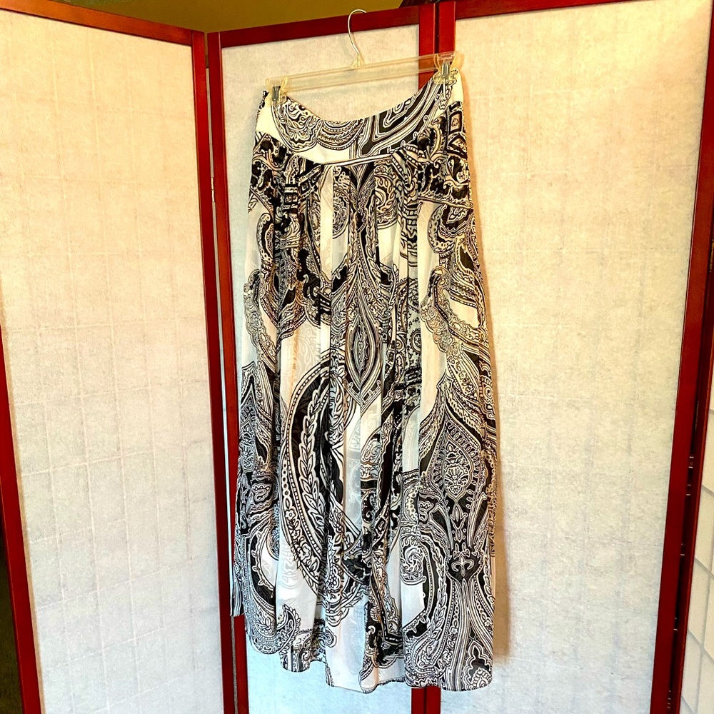 Sheer lightweight summer skirt